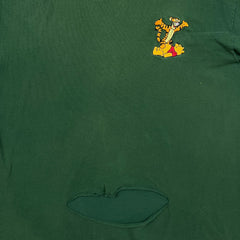 Vintage 90s Disney Winnie The Pooh T Shirt Mens Medium Green USA Tigger Thrashed