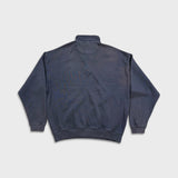 Vintage Y2K Tommy Bahama Sweatshirt Mens Large Gray 1/4 Zip Relaxed Pullover