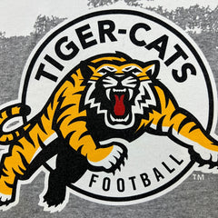 Vintage Y2K Hamilton Tiger Cats CFL Football T Shirt Mens XL Gray Budweiser Sports Tee