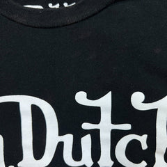 Von Dutch T Shirt Mens Small Black Spell Out Graphic Short Sleeve Tee