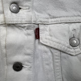 Levi's Type III Denim Jacket Mens Medium White Western Trucker