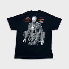 2018 Justin Timberlake Man of The Woods Tour T Shirt Mens Large Black Band Tee