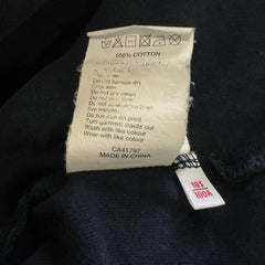 AAPE By A Bathing Ape Mens XL Blue One Point Spell Out Graphic Pocket T Shirt