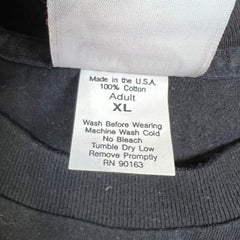 Vintage 90s Marlboro Lizard T Shirt Mens XL Black Unlimited USA Pocket Tee