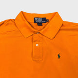Vintage 90s Polo Ralph Lauren Shirt Mens XL Orange Pony Short Sleeve