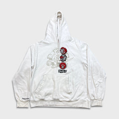 Mitchell & Ness Toronto Raptors Hoodie Mens XL White Basketball NBA Hooded Sweater