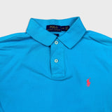 Polo Ralph Lauren Shirt Mens Medium Blue Pony Casual Preppy Short Sleeve