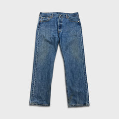 Levi's 501 Jeans Mens 36x30 Blue Original Fit Straight Leg Medium Wash Denim Pants
