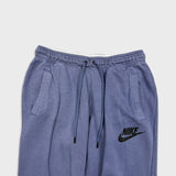 Nike Sportswear Sweatpants Mens Medium Blue Swoosh Taper Leg Jogger