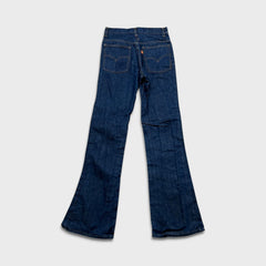 Vintage 80s Levi's 684 Jeans Mens 28x32 Blue Big Bells Bell Bottoms Dark Wash Orange Tab Denim Pants