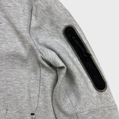 Nike Sportswear Hoodie Mens Medium Gray Tech Fleece Athletic Hooded Sweater