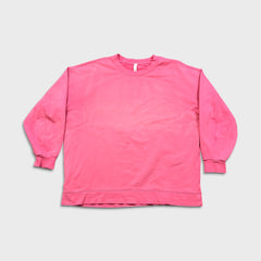 Lululemon Perfectly Oversized Crew Womens Size 12 Pink Faded Pullover Sweatshirt