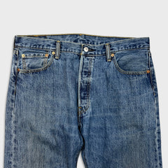 Levi's 501 Jeans Mens 36x30 Blue Original Fit Straight Leg Medium Wash Denim Pants