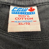 Vintage Y2K NHL Hockey Canada T Shirt Mens XL Black Sports Graphic Tee