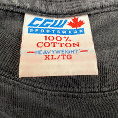Vintage Y2K NHL Hockey Canada T Shirt Mens XL Black Sports Graphic Tee