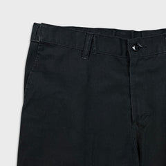 Dickies Genuine Pants Mens 32x32 Black Original Straight Faded Workwear Trousers