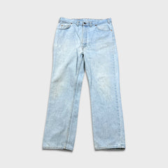 Vintage 90s Levi's 619 Jeans Mens 36x30 Orange Tab Straight Leg Light Wash Denim Pants