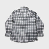 Dickies Shirt Mens Large Gray Plaid Flannel Workwear Long Sleeve Button Up