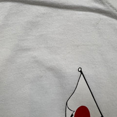 Vintage 2002 FIFA World Cup T Shirt Mens Medium White Japan & Korea Soccer Tee