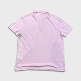 Polo Ralph Lauren Shirt Mens Large Pink Pima Soft Touch Pony Stripe Short Sleeve