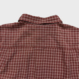 The North Face Shirt Mens Large Red Plaid Button Up Checkered Pocket Long Sleeve