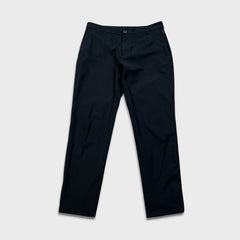 Lululemon ABC Pants Slim Warpstreme Mens 34x32 Black Casual Stretch Trousers
