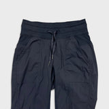 Lululemon Dance Studio Mid Rise Jogger Womens Size 2 Black Taper Leg Athletic