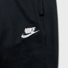 Nike Sportswear Track Pants Mens Large Black Swoosh Taper Leg Athletic Jogger