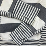Lululemon Scuba Hoodie Womens Size 8 Gray Striped Full Zip Hooded Sweater