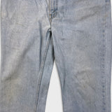 Vintage 90s Levi's 619 Jeans Mens 36x30 Orange Tab Straight Leg Light Wash Denim Pants