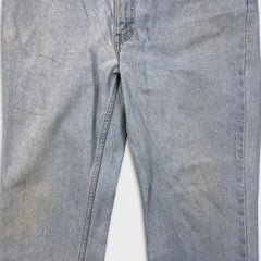 Vintage 90s Levi's 619 Jeans Mens 36x30 Orange Tab Straight Leg Light Wash Denim Pants