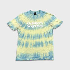 October's Very Own T Shirt Mens Small Multicolor Tie Dye OVO Spell Out Tee