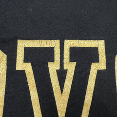 October's Very Own Long Sleeve Shirt Mens Medium Black OVO Collegiate Spell Out Tee