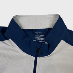 Adidas Golf Vest Mens Large Blue 1/4 Zip Lightweight Sportswear Jacket