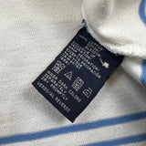 Vintage 90s Tommy Hilfiger Shirt Mens XL White Striped Casual Preppy Polo Tee