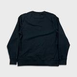 Michael Kors Sweatshirt Mens Large Black Embroidered MK Logo Pullover Sweater