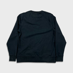 Michael Kors Sweatshirt Mens Large Black Embroidered MK Logo Pullover Sweater