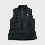 The North Face Vest Womens Large Black Full Zip Lightweight Outdoor Jacket