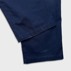 Dickies Pants Mens 34x29 Blue Regular Straight Faded Workwear Chino Trouser