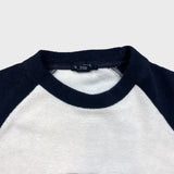 Vintage 90s Nautica Fleece Jacket Mens Small White Spell Out Pullover