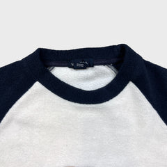 Vintage 90s Nautica Fleece Jacket Mens Small White Spell Out Pullover