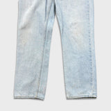 Vintage 90s Levi's 619 Jeans Mens 36x30 Orange Tab Straight Leg Light Wash Denim Pants