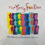Vintage 90s The Terry Fox Run T Shirt Mens 2XL White Miracle Dream Runs On Tee