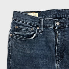 Levi's 511 Jean Mens 30x26 Blue Slim Fit Mid Rise Dark Wash Stretch Denim Pants