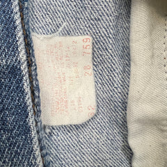 Vintage 90s Levi's 532 Jeans Mens 32x27 Blue Relaxed Taper Leg Light Wash Denim Pants