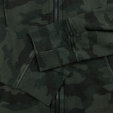 Lululemon Scuba Hoodie Womens Size 8 Green Heritage 365 Camo Light Cotton Fleece