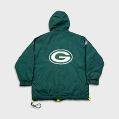 Vintage 90s Apex One Pro Line Green Bay Packers Jacket Mens Large Green NFL Football Coat