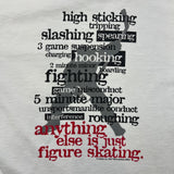 Vintage 90s The Aussie T Hockey T Shirt Mens Medium White USA Sportswear NHL Tee