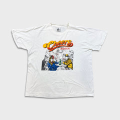 Vintage 1993 Cheers Boston T Shirt Mens XL White Lee Heavyweight USA TV Show Tee