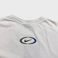 Vintage 90s Nike Air T Shirt Mens XL White Center Swoosh Sportswear Tee